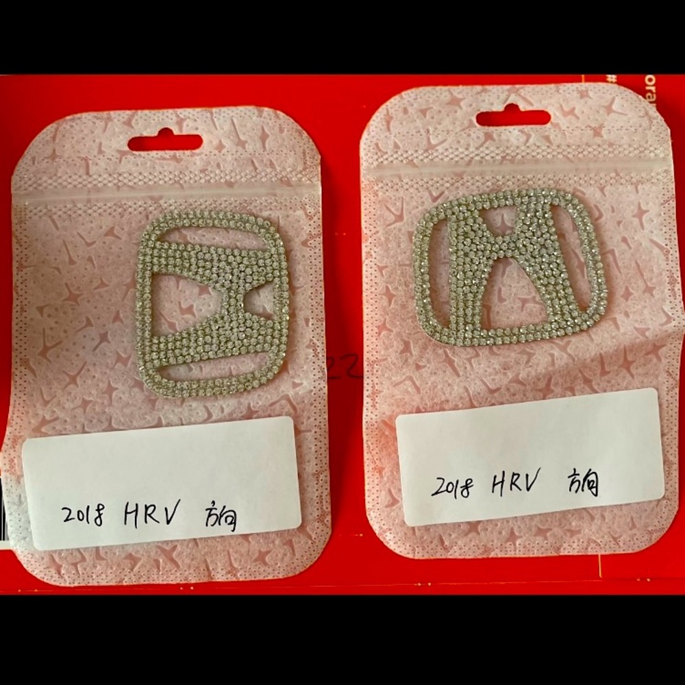 2018 Honda HRV Rhinestone Emblem New